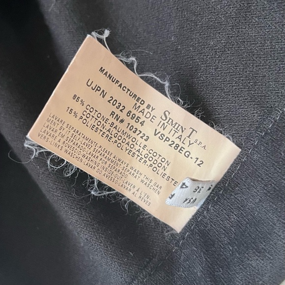 Emporio Armani Men’s Black Wide Cargo Pants, Size 38 - Picture 9 of 13